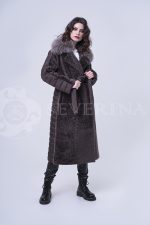 doletskiy 2111 150x225 - Пальто комбинированное с мехом овчины и песца ИТ-ПР-1440