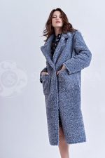 goluboe 1 150x225 - Пальто из букле серо-синего цвета П-002