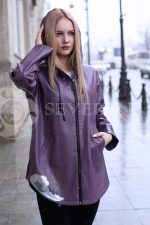 gen4675 150x225 - Куртка из итальянской экокожи фиолетового цвета Э-001