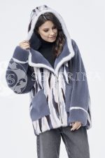 doletskiy 1202 150x225 - шуба-куртка из цветного меха норки в стиле «пэчворк»