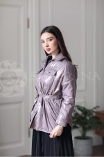 kurtka lavanda 21 150x225 - Куртка-рубашка из утепленной плащевки лаке ЯВ-100