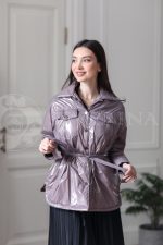 kurtka lavanda 6 150x225 - Куртка-рубашка из утепленной плащевки лаке ЯВ-100