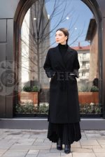 palto chjornoe 2 150x225 - Пальто классическое черного цвета TH-0325