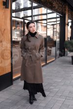 palto kapuchino 6 150x225 - Пальто-тренч классический оливкого цвета TH-0346