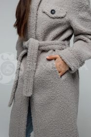 palto rubashka seroe jekomeh 4 187x280 - Пальто-рубашка из экомеха серого цвета SM2145